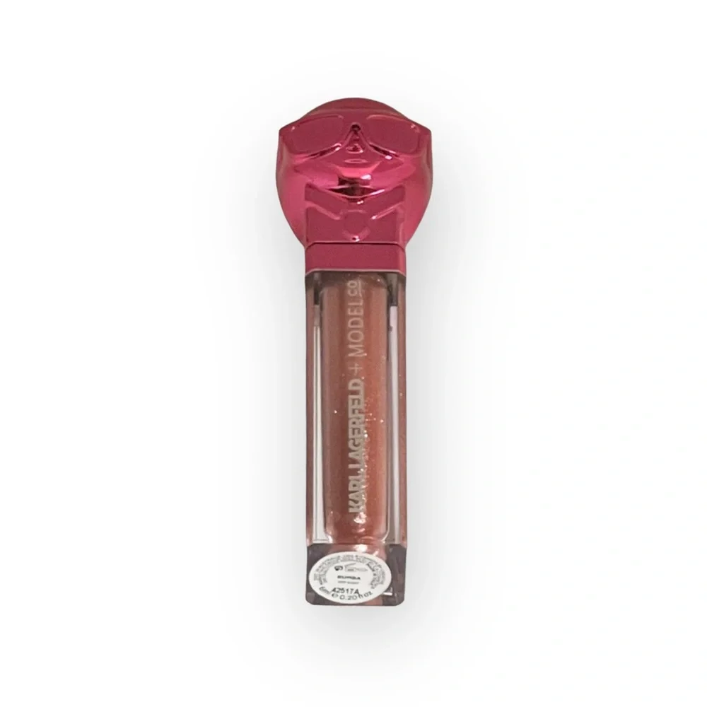 new Karl Lagerfeld x Modelco ᨎ Lip Lights Special FX Top Coat Gloss ᨎ Rhumba ᨎ